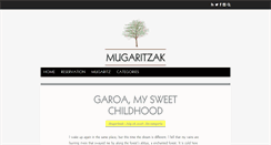 Desktop Screenshot of mugaritzak.com