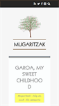 Mobile Screenshot of mugaritzak.com