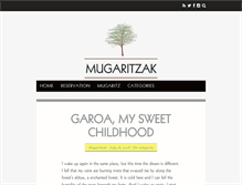 Tablet Screenshot of mugaritzak.com
